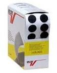 Pastille Velcro en boite de 200 200 pcs - noir - 19 Pastille Velcro en boite de