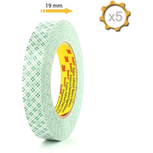 Ruban adhésif transfert 3M double face 465 19mm x 55m Ruban adhésif transfert 3M