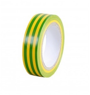 RUBAN VERT JAUNE 15X10 EUR OHM 72001 RUBAN VERT JAUNE 15X10 EUR