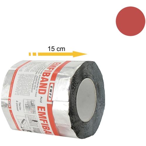 Bande détanchéité autocollante à froid rouge briq