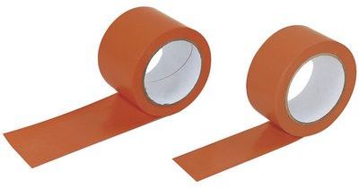 Rouleau PVC SICAD orange lisse 50 mm 33 mètres - 6