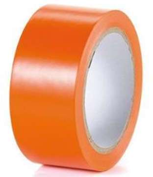 Scotch PVC orange qualité standard largeur 75 mm longueur Scotch PVC orange qualité