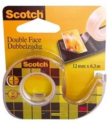 RL SCOTCH DOUBLE FACE 6.3X12MM 136D - 3M