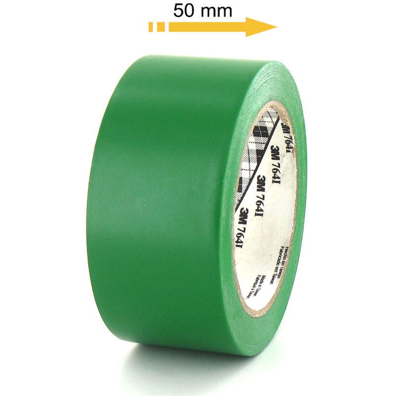 Ruban adhésif vinyle 3M 764 vert 50mm
