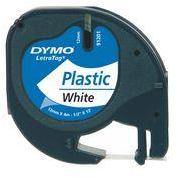 Ruban étiqueteuse plastique Dymo Letratag S0721610