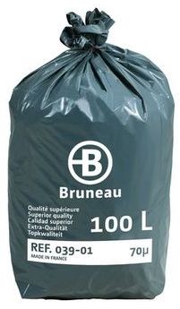 Sac poubelle gris bruneau qualité supérieure 100l