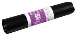 Sacs-poubelle renforcés 100 litres noir 40µm par 2