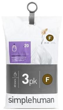 Sacs poubelle Simplehuman Pocket Liners 25 L Code