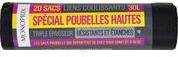 Sacs poubelle spécial poubelles hautes 30 l