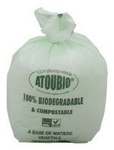 Sac poubelle 10 litres biodégradables Atoubio - ca