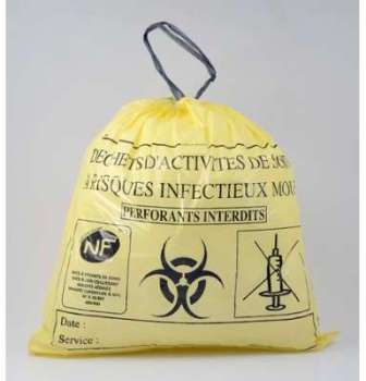 Sacs 20L pour DASRI jaune