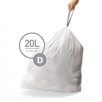 Sacs poubelle Simplehuman 20 L Code D