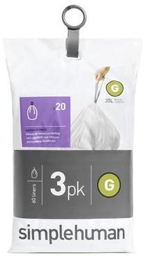 Sacs poubelle Simplehuman Pocket Liners 30 L Code
