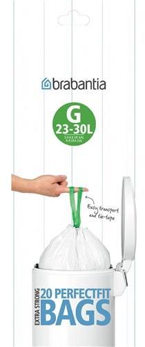 Sacs poubelle Brabantia PerfectFit 23-30 L (Type G