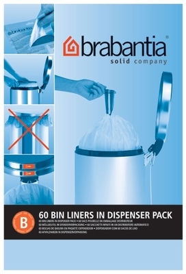 Sacs poubelle dans distributeur Brabantia PerfectF