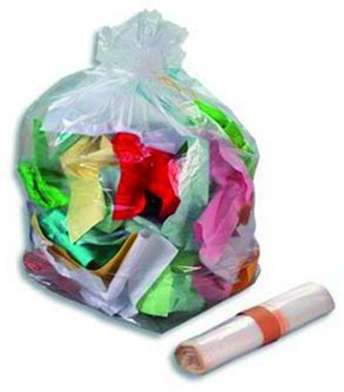 Sacs poubelles 110L PE BD super renforcé transpare