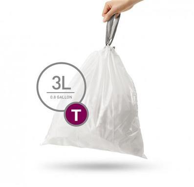 Sacs poubelles Simplehuman 3 L Code T