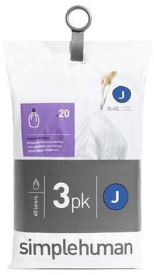 Sacs poubelle Simplehuman Pocket Liners 30 L Code