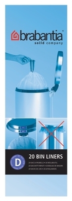 Sacs poubelle Brabantia PerfectFit 15-20 L (Type D