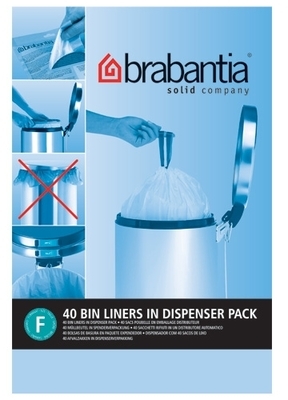 Sacs poubelle dans distributeur Brabantia PerfectF