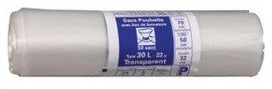 Sacs-poubelle économiques 110 litres transparent 3
