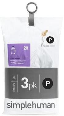 Sacs poubelle Simplehuman Pocket Liners 50-60 L Co