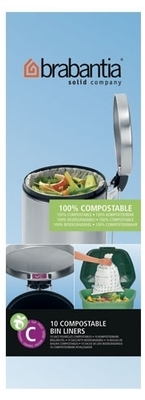 Sacs poubelle compostables Brabantia PerfectFit 10