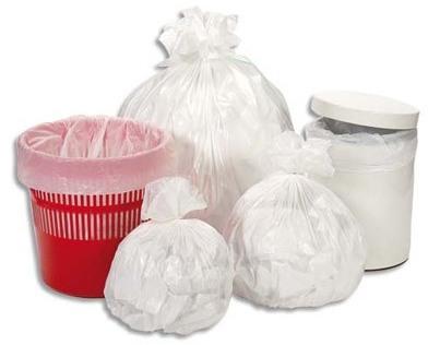Sacs poubelles blancs Epaisseur 10 microns Coloris Sacs poubelles blancs Epaisseur