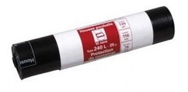 Sacs-poubelle 120 litres noir 25µm par 200 sacs
