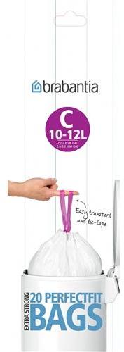 Sacs poubelle Brabantia PerfectFit 10-12 L (Type C