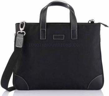 Sac féminin d ordinateur portable - Noir Sac féminin d ordinateur portable