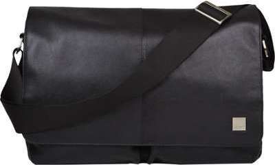 KNOMO Brompton Kobe Noir - Sac bandoulière cuir po