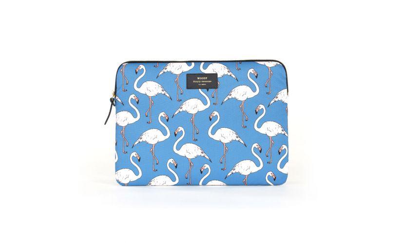 Housse Macbook Pro 13 pouces Flamant rose Woouf