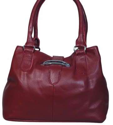 Sac à main cuir rouge