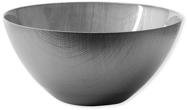 Saladier en verre gris 30cm