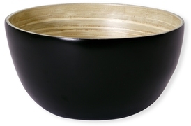 Saladier en bambou noir 23cm