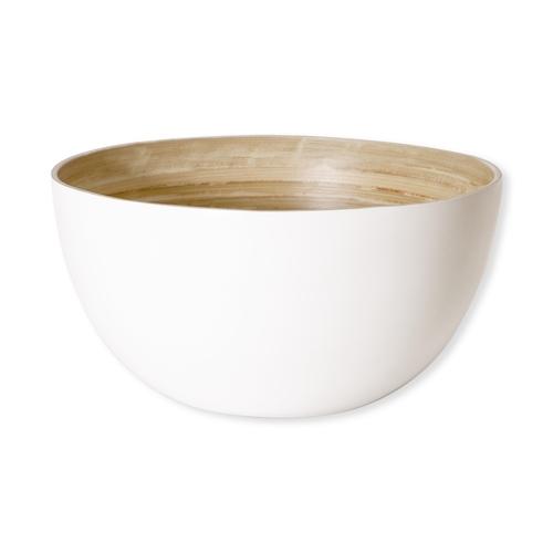Saladier en bambou blanc 29cm