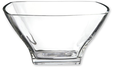 Saladier en verre 28x28cm - Lot de 2