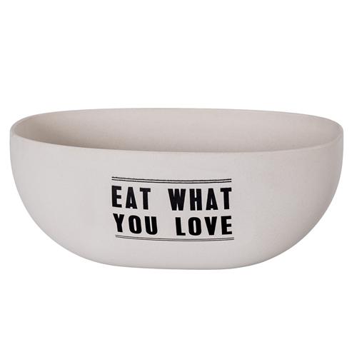 Saladier en bambou Eat What You Love Bloomingville