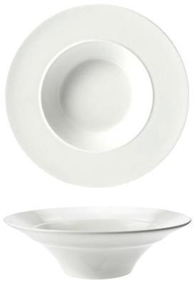 Saladier rond blanc 23.7cm - A lunité - Rings - C