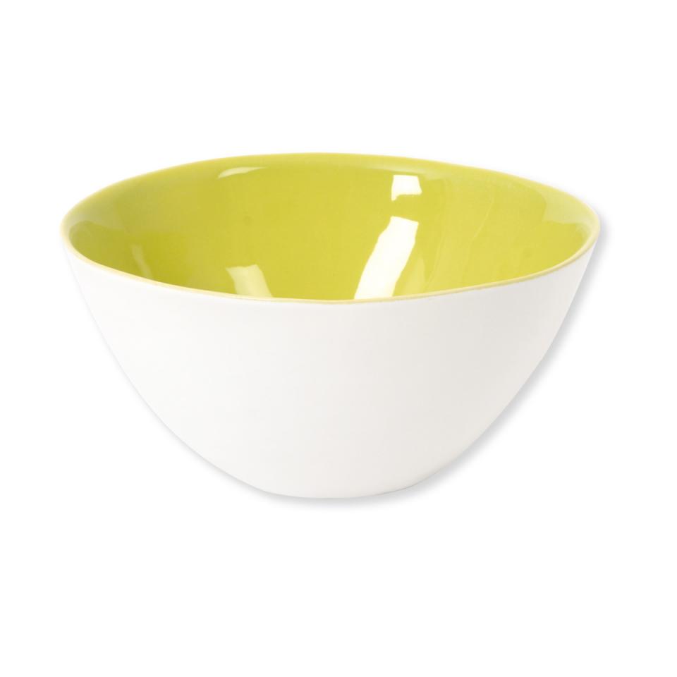Saladier en faïence vert 26cm