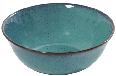 Saladier individuel en céramique turquoise Aqua Se