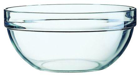 Saladier en verre empilable 23cm - Saladier empila