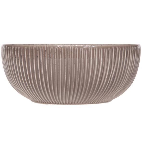 Saladier rond taupe patine 22.5cm - A lunité - Ep