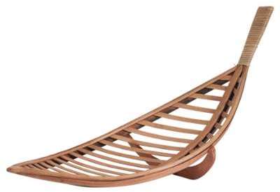 Plat Feuille Bambou L Naturel Plat Feuille Bambou L Naturel