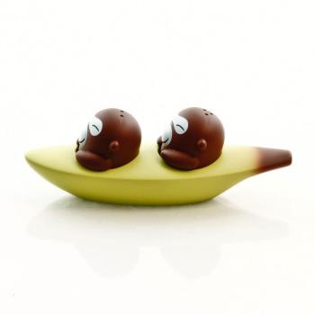 Banana Bros Ménage: Salière et Poivrière - jaune/m