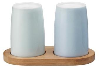Stelton - Salière et poivrière Emma, bleues