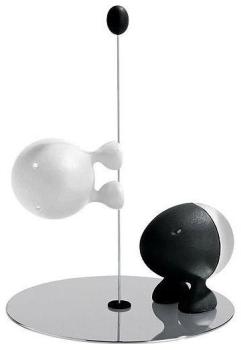 Lilliput - Set salière et poivrière - noir/blanc