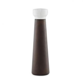 Craft - moulin sel - marbre blanc/base chêne marin