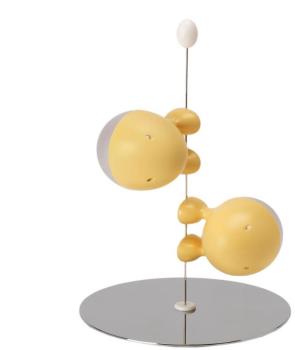 Lilliput - Set salière et poivrière - jaune/blanc